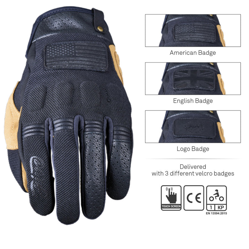 Load image into Gallery viewer, FIVE Scrambler Black Tan
